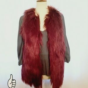Romeo + Juliet couture Faux Fur Vest